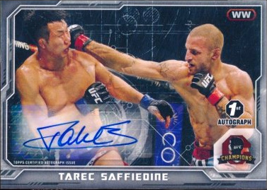 Tarec Saffiedine 2014 Topps UFC Champions Autographs #CFA-TS