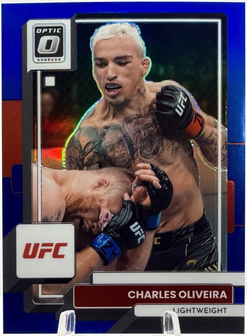 Charles Oliveira 2023 Panini Donruss Optic UFC Base #51 Blue