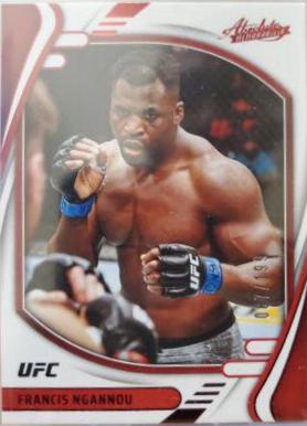 Francis Ngannou 2022 Panini Chronicles UFC Base Absolute #130 Red