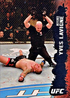 Yves Lavigne 2009 Topps UFC Round 2 Base #148 Ruby