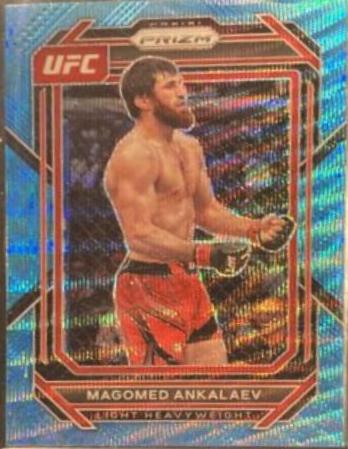 Magomed Ankalaev 2023 Panini Prizm UFC Base #190 Blue Wave