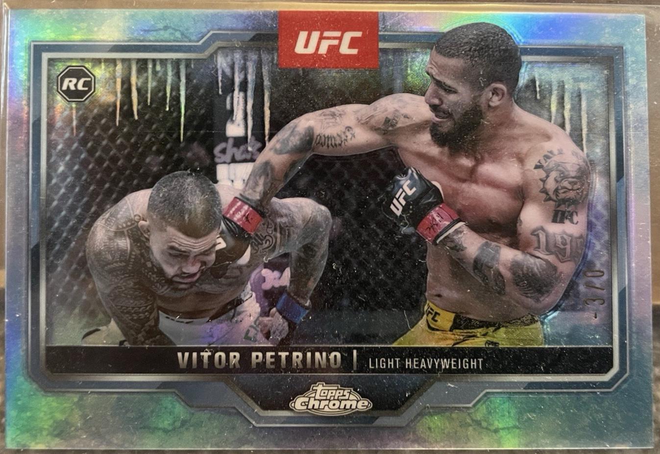 Vitor Petrino 2025 Topps Chrome UFC Base #41 FrozenFractor