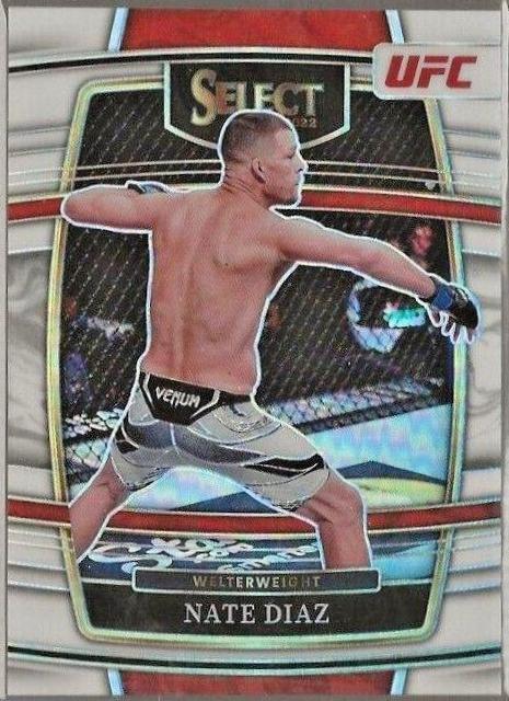 Nate Diaz 2022 Panini Select UFC Concourse #54 White