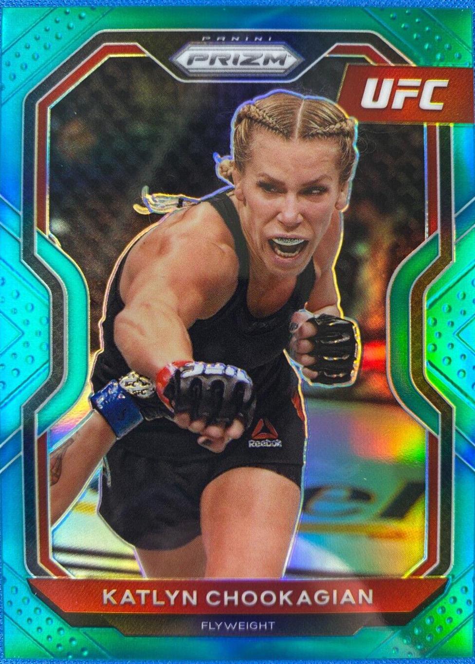 Katlyn Cerminara 2021 Panini Prizm UFC Base #75 Green
