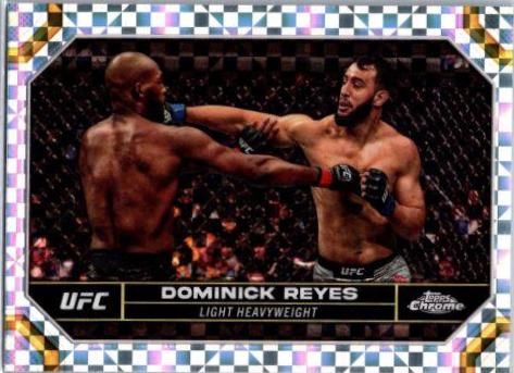 Dominick Reyes 2024 Topps Chrome UFC Base #61 X-Fractor