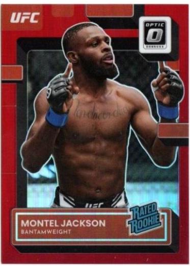 Montel Jackson 2023 Panini Donruss Optic UFC Base #131 Red