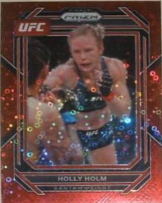 Holly Holm 2023 Panini Prizm Under Card UFC Base #157 Red