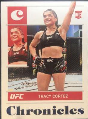 Tracy Cortez 2022 Panini Chronicles UFC Base Chronicles #85 Blue
