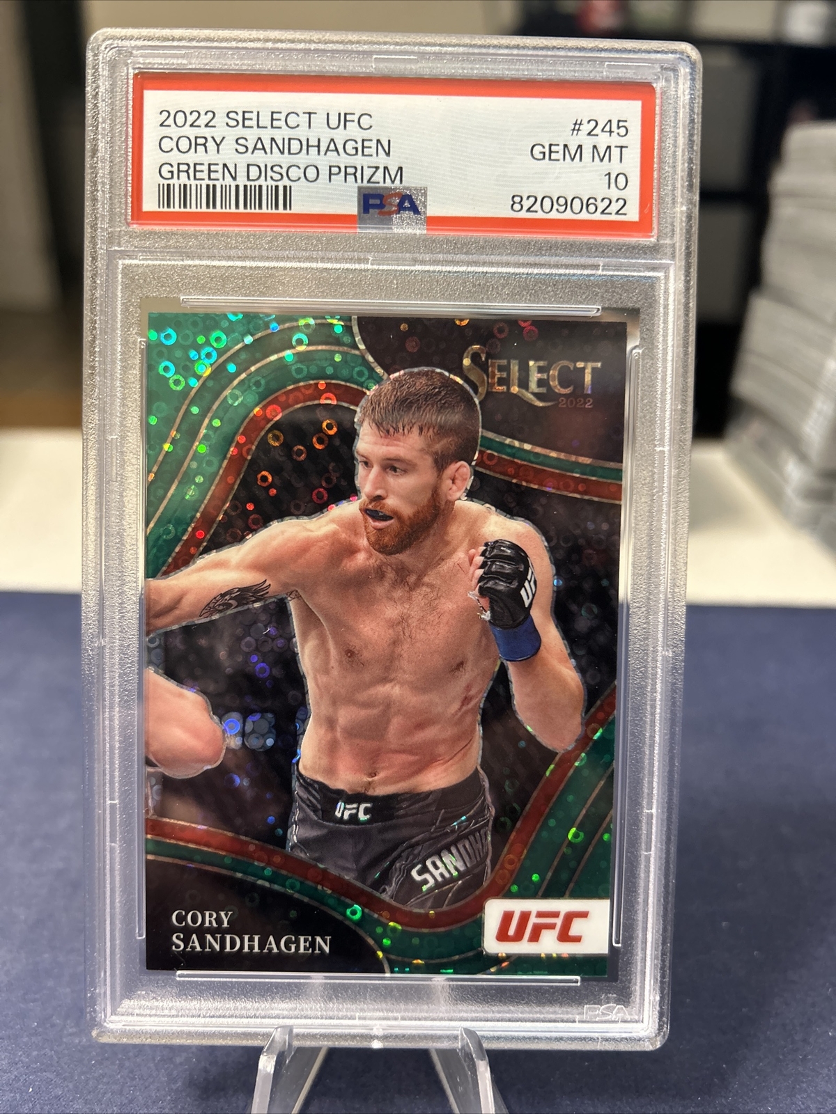 Cory Sandhagen 2023 Panini Select UFC Concourse #12 Green Disco