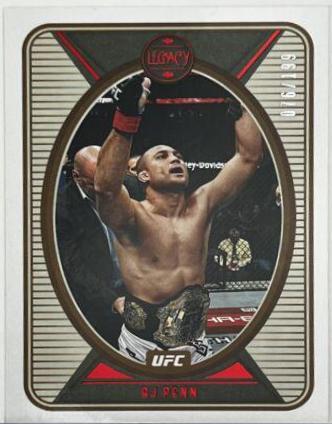 BJ Penn 2022 Panini Chronicles UFC Base Spectra #385 Red