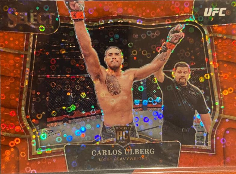 Carlos Ulberg 2023 Panini Select UFC Octagonside #216 Red Disco