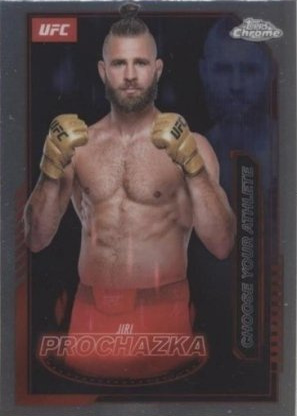 Jiri Prochazka 2025 Topps Chrome UFC Mission Control #MCL-15 Geometric Aqua Refractor