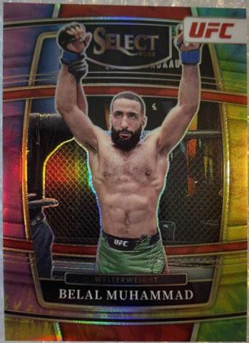 Belal Muhammad 2022 Panini Select UFC Concourse #96 Tie Dye