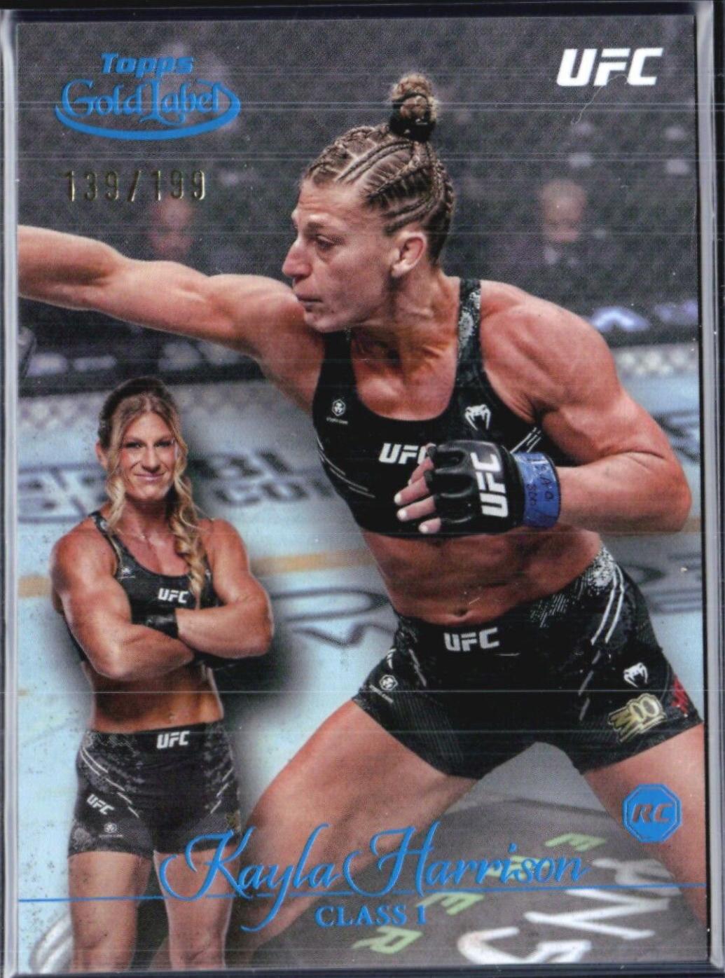 Kayla Harrison 2024 Topps Gold Label UFC Base Class I #83 Blue