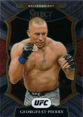 Georges St-Pierre 2021 Panini Select UFC Concourse #14 Black