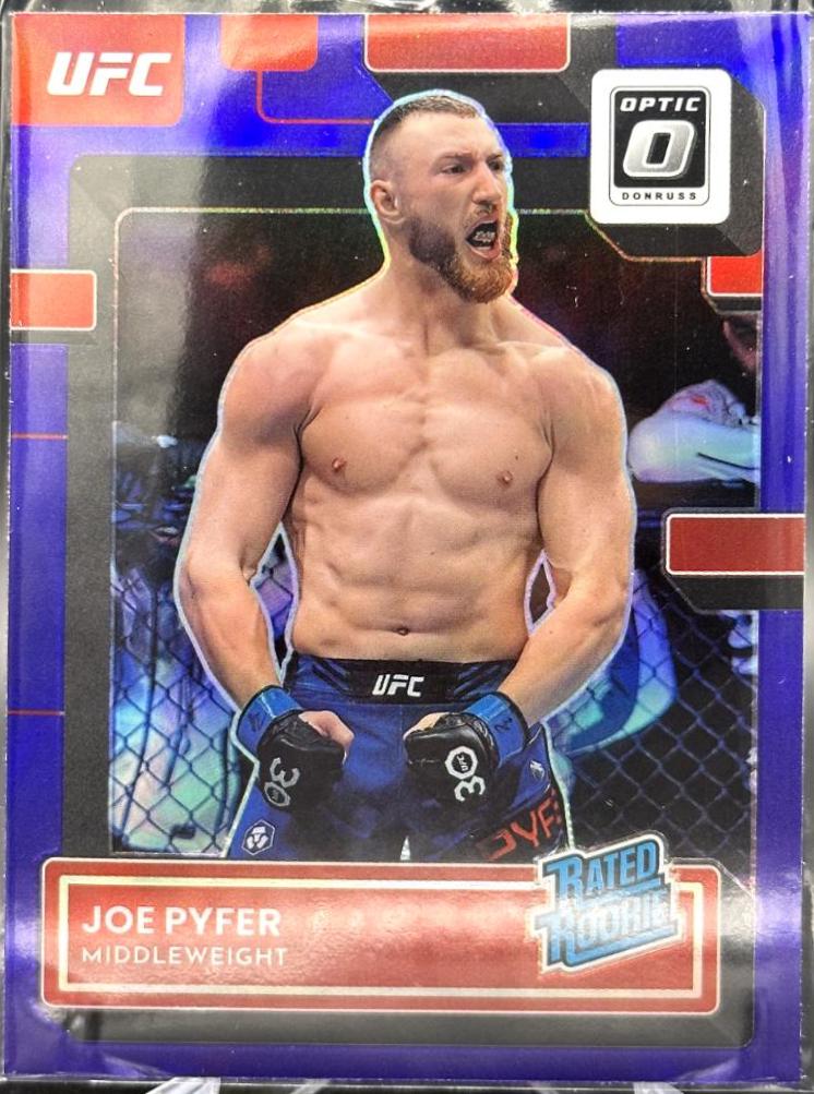 Joe Pyfer 2023 Panini Donruss Optic UFC Base #107 Purple