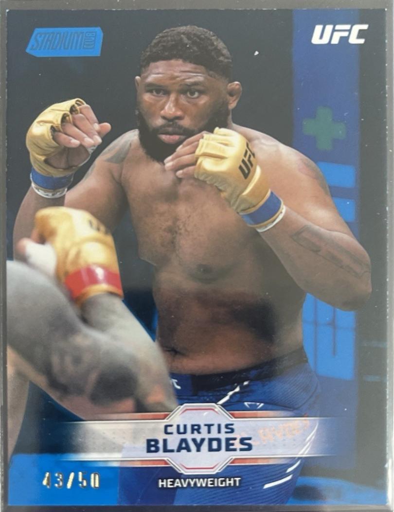 Curtis Blaydes 2026 Topps Stadium Club UFC Base #98 Light Blue