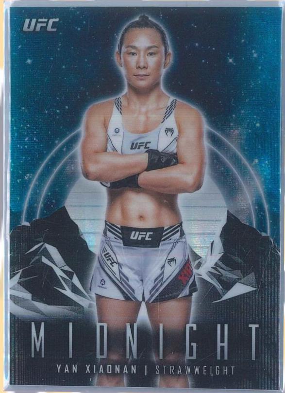 Yan Xiaonan 2024 Topps Midnight UFC Base #90 Moon Beam