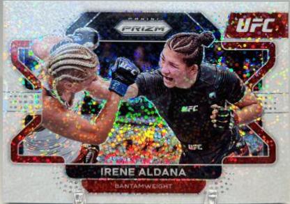 Irene Aldana 2022 Panini Prizm UFC Base #13 White Sparkle