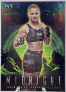 Valentina Shevchenko 2024 Topps Midnight UFC Base #41 Morning