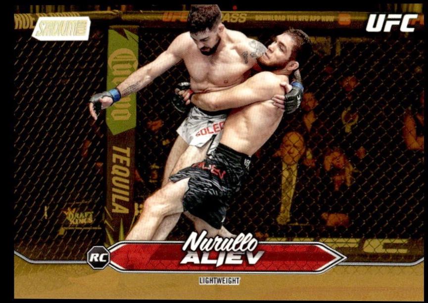 Nurullo Aliev 2025 Topps Stadium Club UFC Base #87 Gold