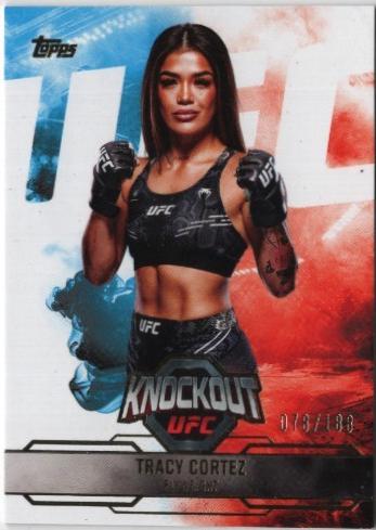 Tracy Cortez 2025 Topps Knockout UFC Base #54 Gold