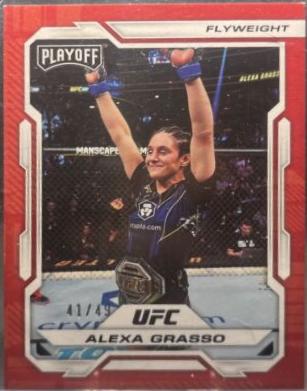 Alexa Grasso 2023 Panini Chronicles UFC Base Playoff #162 Purple