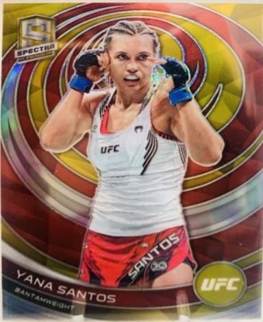 Yana Santos 2023 Panini Chronicles UFC Base Spectra #395 Nebula