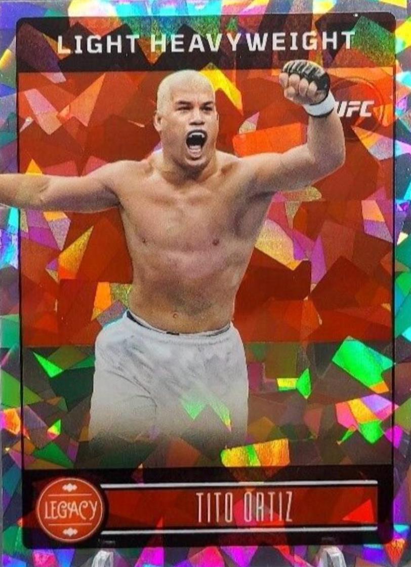 Tito Ortiz 2023 Panini Chronicles UFC Base Legacy Premium Edition #343 Cracked Ice