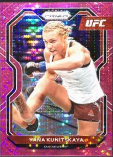 Yana Santos 2021 Panini Prizm UFC Base #83 Pink Pulsar