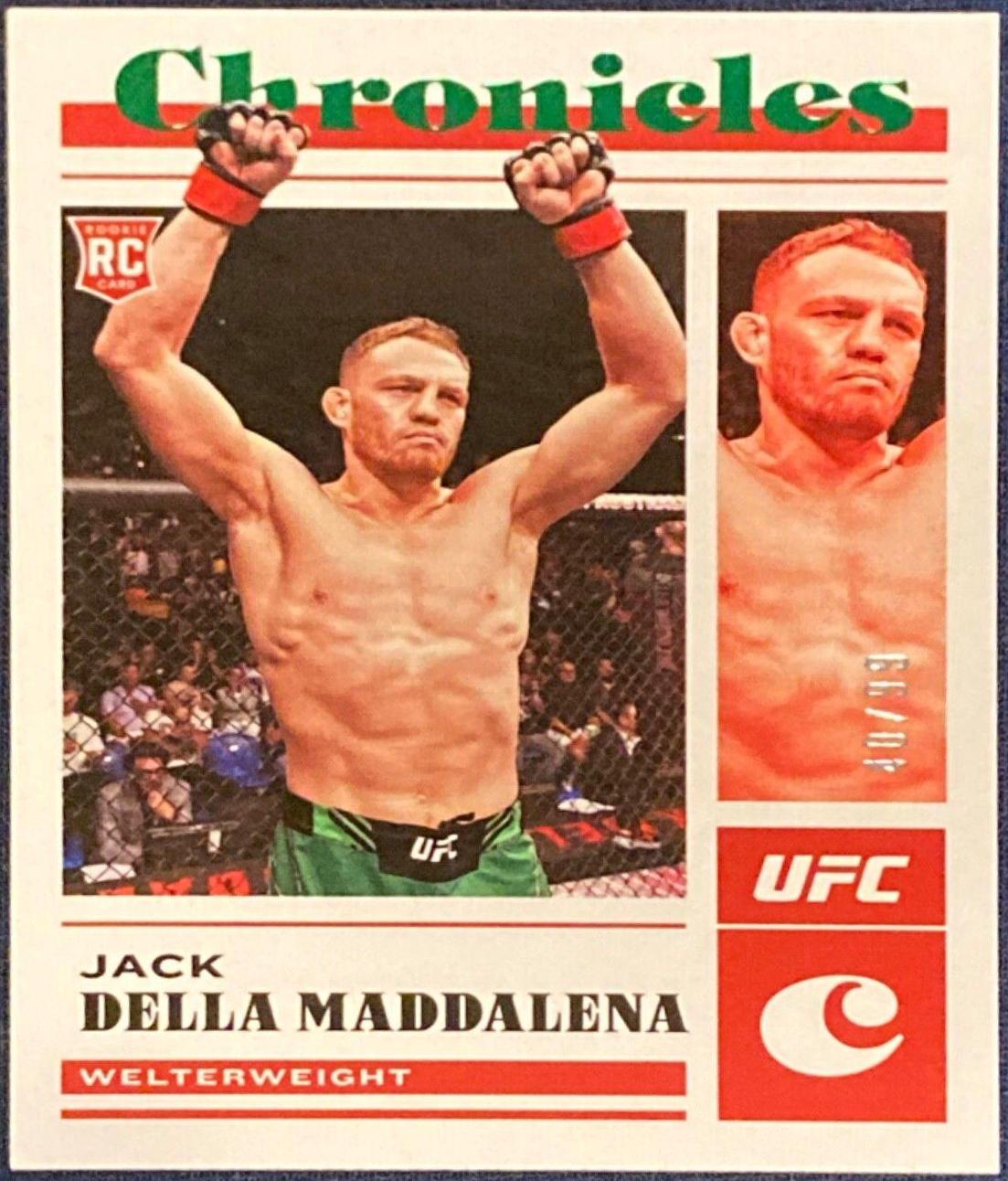 Jack Della Maddalena 2023 Panini Chronicles UFC Base Chronicles #89 Green