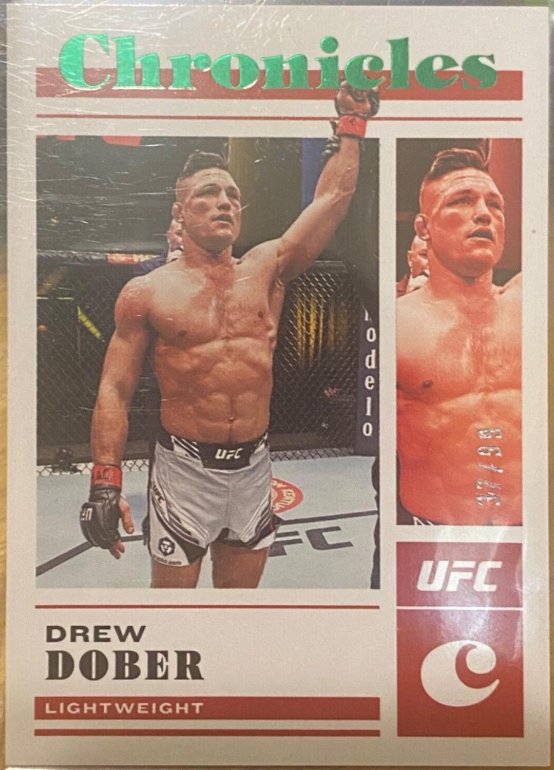 Drew Dober 2023 Panini Chronicles UFC Base Chronicles #7 Green