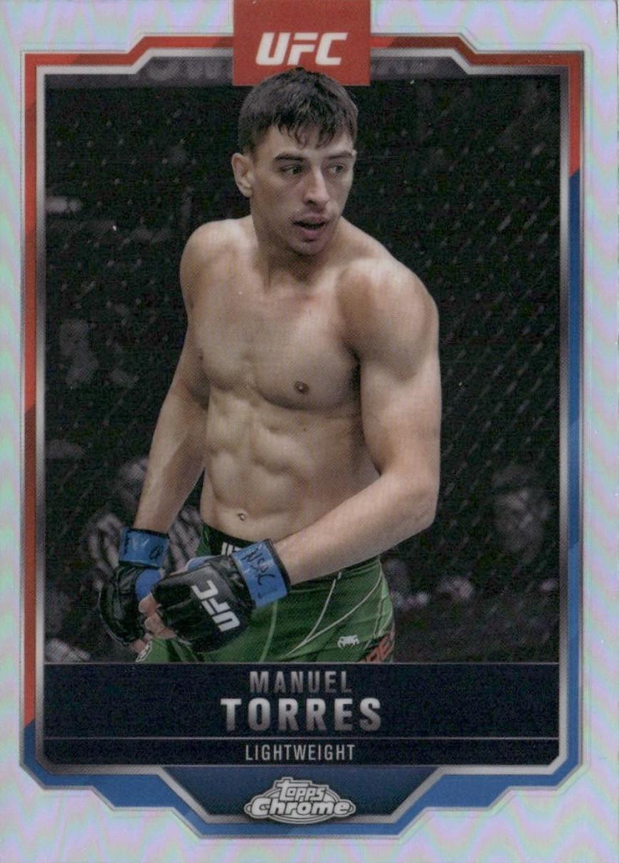 Manuel Torres 2025 Topps Chrome UFC Base #96 Refractor