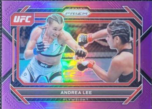 Andrea Lee 2023 Panini Prizm UFC Base #86 Purple