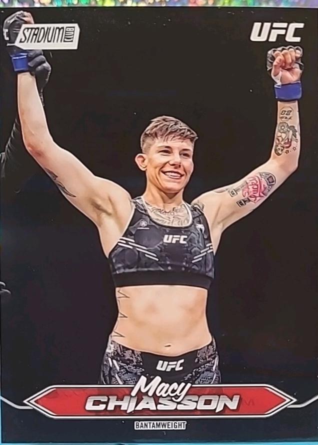 Macy Chiasson 2025 Topps Stadium Club UFC Base #28 Black