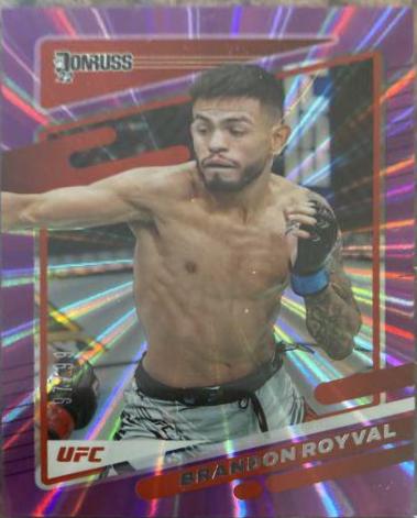 Brandon Royval 2022 Panini Donruss UFC Base #166 Purple Laser