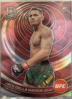 Jack Della Maddalena 2023 Panini Chronicles UFC Base Gala Rookies #497 Red