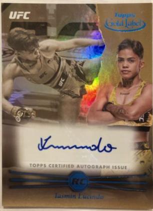 Iasmin Lucindo 2024 Topps Gold Label UFC Rookie Autographs #RCA-IAL Blue