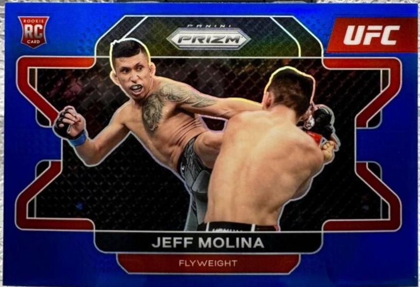 Jeff Molina 2022 Panini Prizm UFC Base #53 Blue