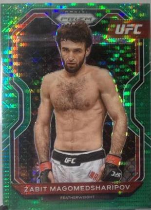 Zabit Magomedsharipov 2021 Panini Prizm UFC Base #93 Green Pulsar