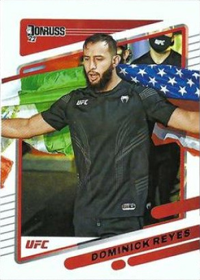 Dominick Reyes 2022 Panini Donruss UFC Base #9 Silver