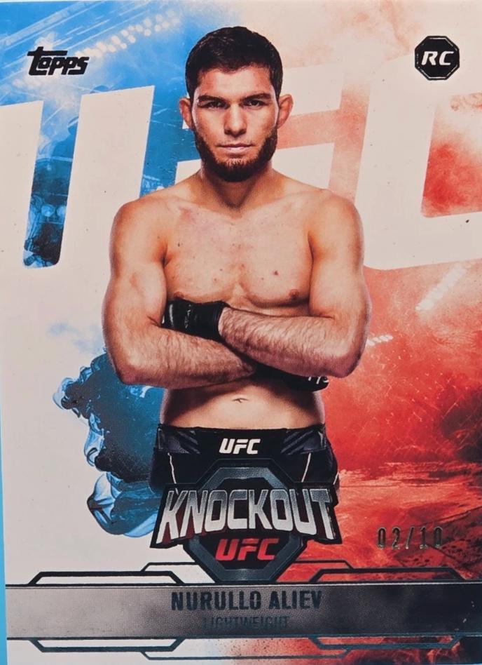 Nurullo Aliev 2025 Topps Knockout UFC Base #66 Black
