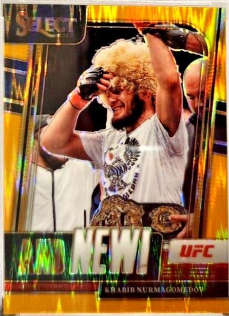 Khabib Nurmagomedov 2023 Panini Select UFC Octagonside #203 Gold Flash