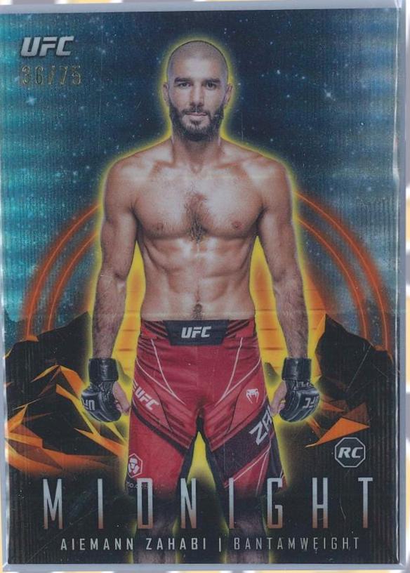 Aiemann Zahabi 2024 Topps Midnight UFC Base #76 Dusk