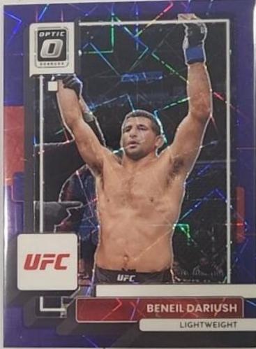 Beneil Dariush 2023 Panini Donruss Optic UFC Base #81 Purple Velocity