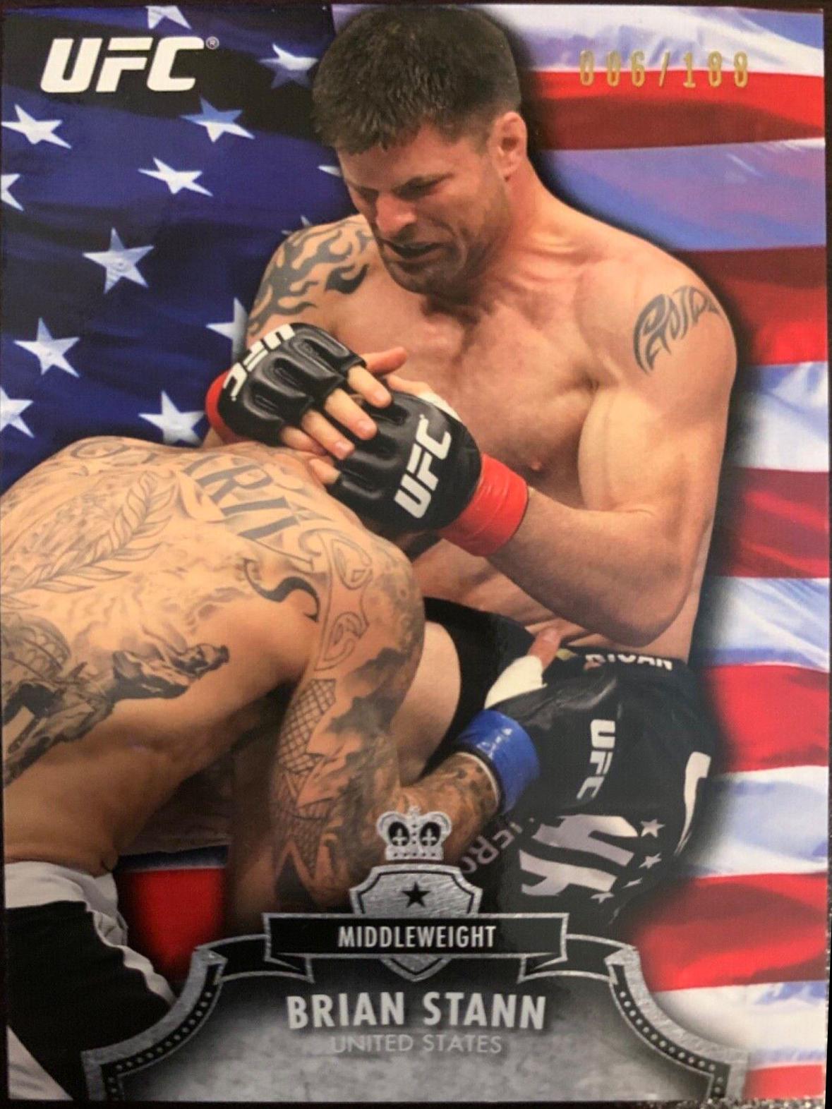 Brian Stann 2012 Topps UFC Bloodlines Base #37 Flag