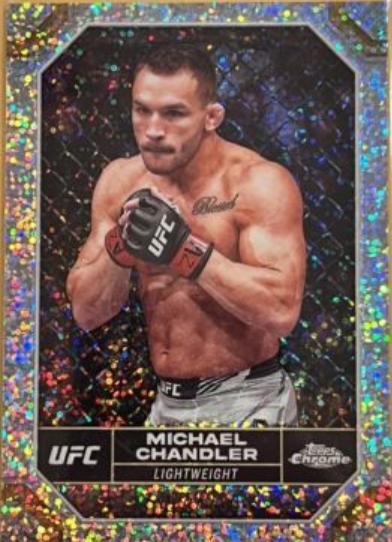 Michael Chandler 2024 Topps Chrome UFC Base #136 Speckle Refractor