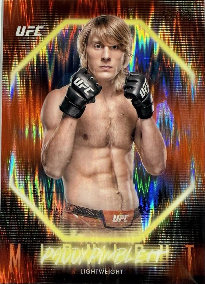 Paddy Pimblett 2025 Topps Midnight UFC Base #5 Dusk