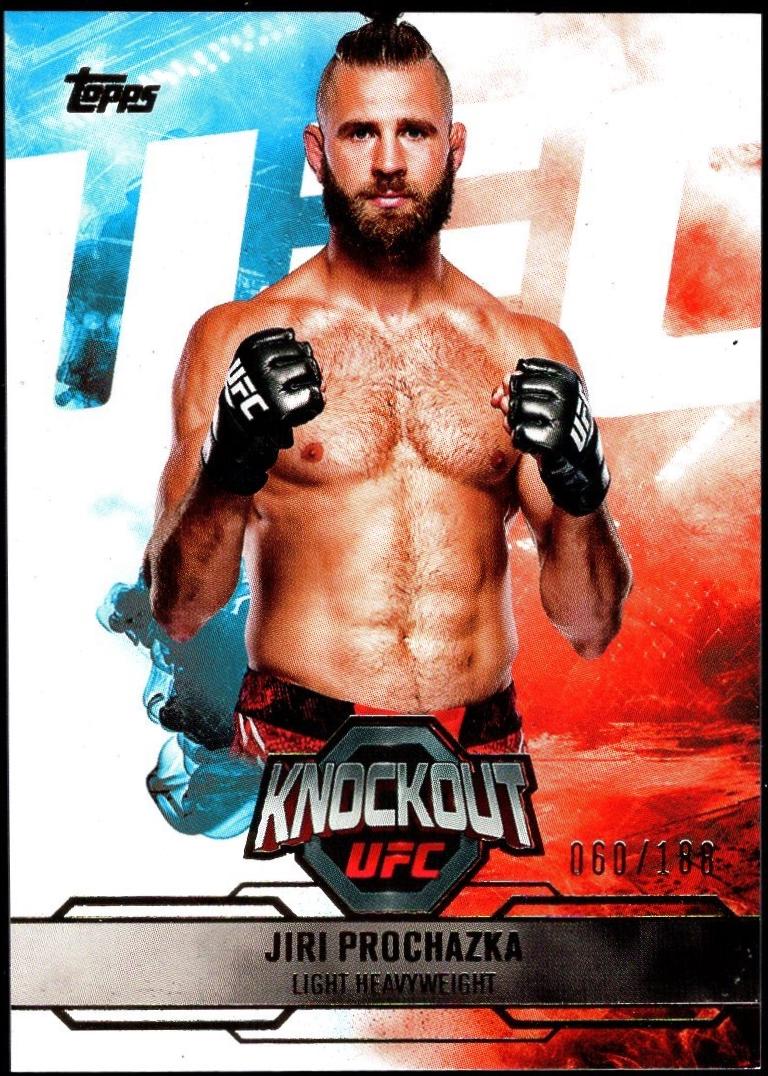 Jiri Prochazka 2025 Topps Knockout UFC Base #91 Gold