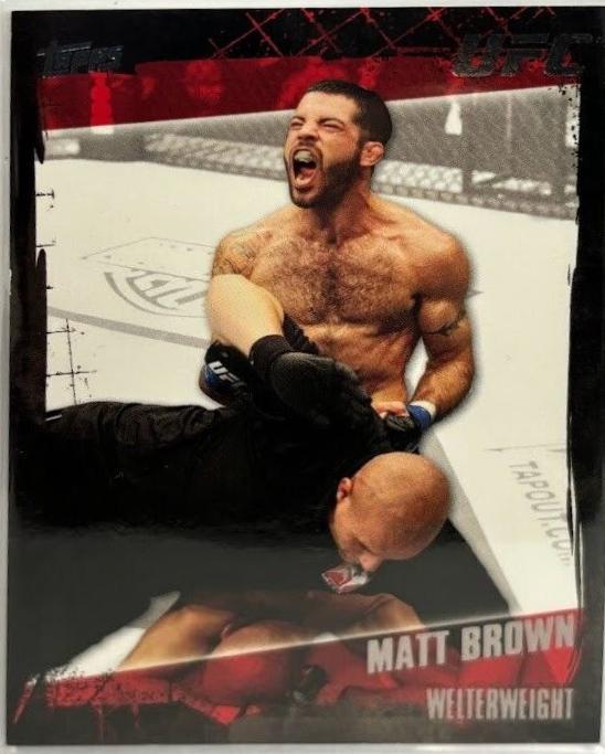 Matt Brown 2010 Topps UFC Base #27 Silver